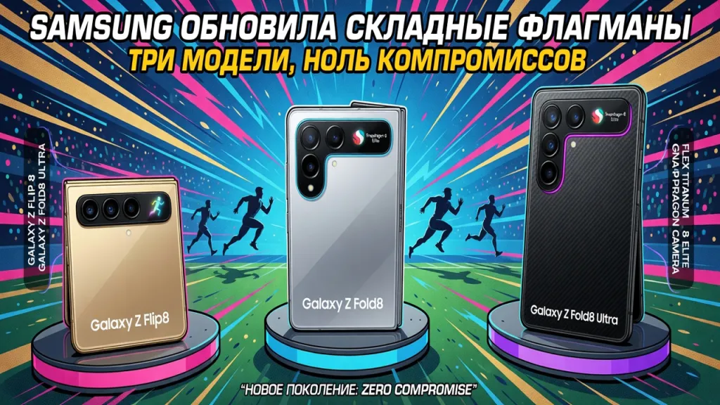 Samsung обновила складные флагманы. Три модели, ноль компромиссов